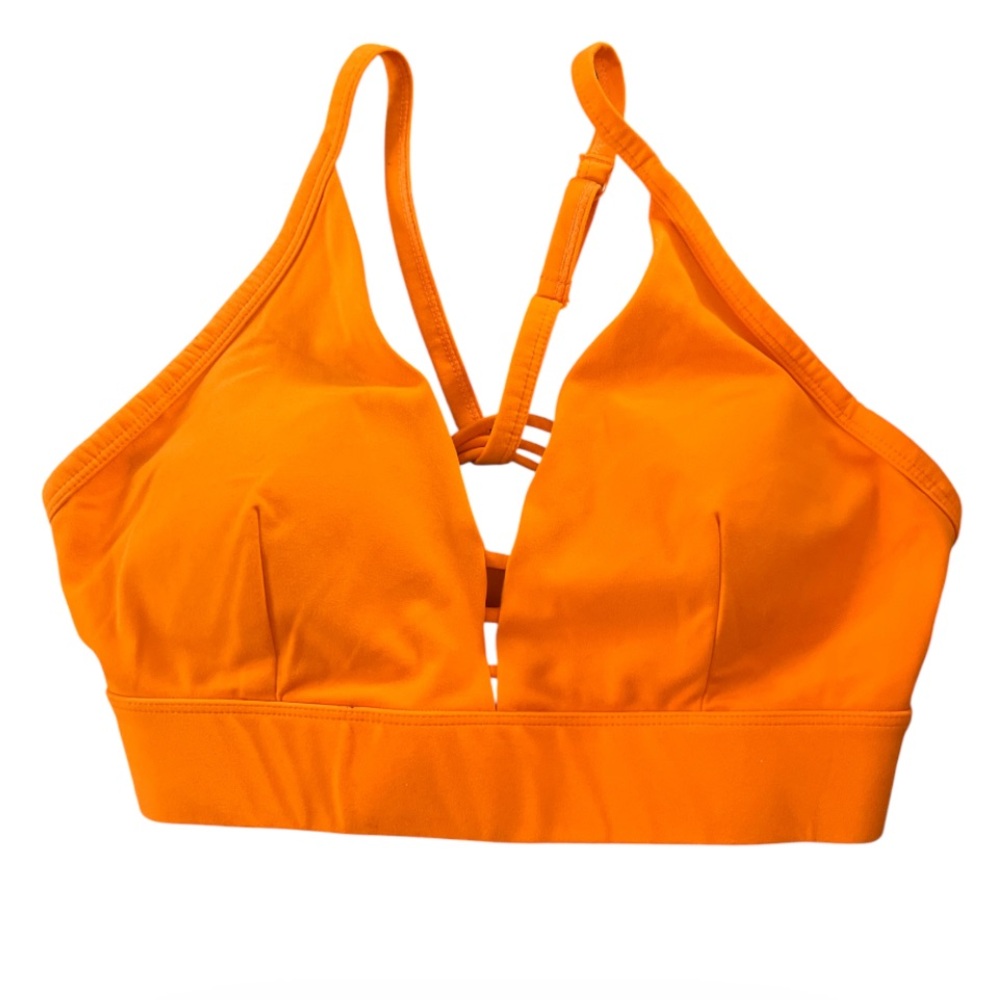 Sweaty Betty Orange Strappy Sports Bra - Picture 1 of 5